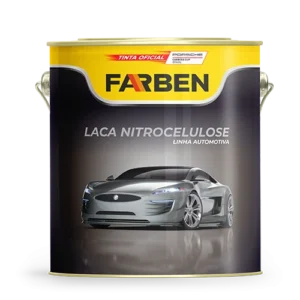 Laca Nitrocelulose - Utilizada para retoques de veículos. Apresenta aspecto brilhante e secagem rápida. Disponível no Sistema Tintométrico Farbemix.